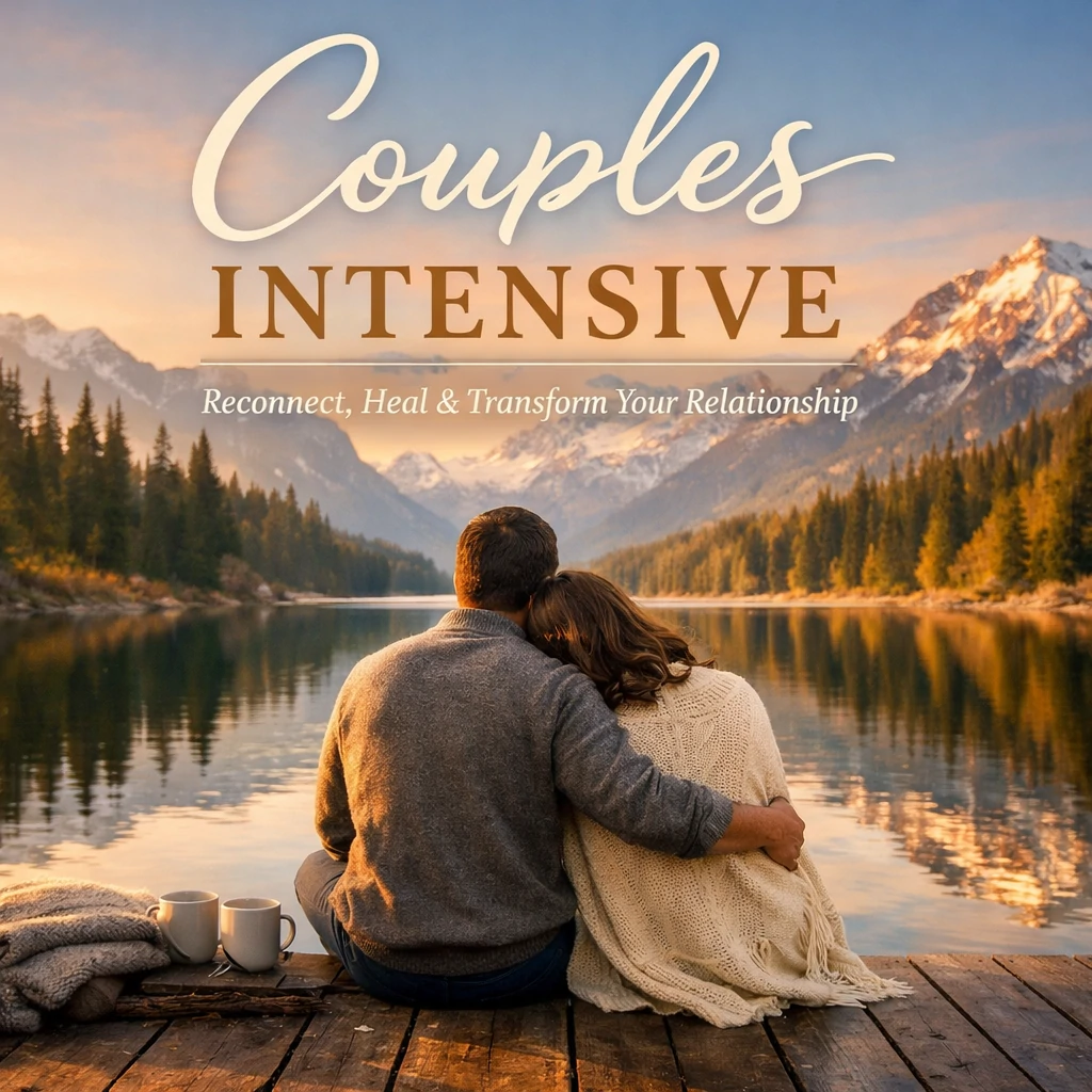 Couple in a guided relationship rekindle intensive session